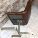 Raphaël Raffel office chair in cognac leather from the 1970s.