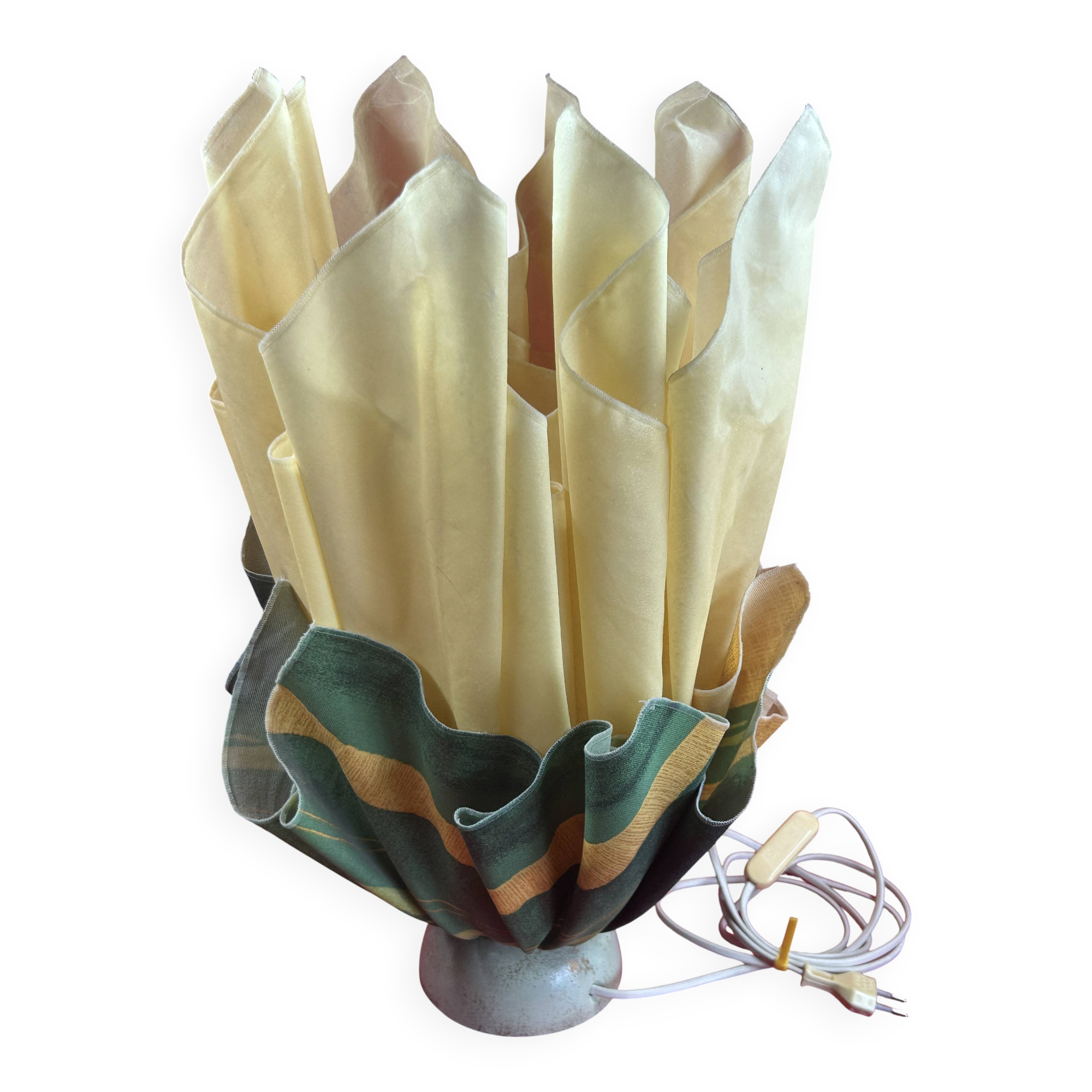 Jannalights 70’s draped bicolour lamp 50 cm