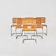 Dining chairs B32 by Marcel Breuer