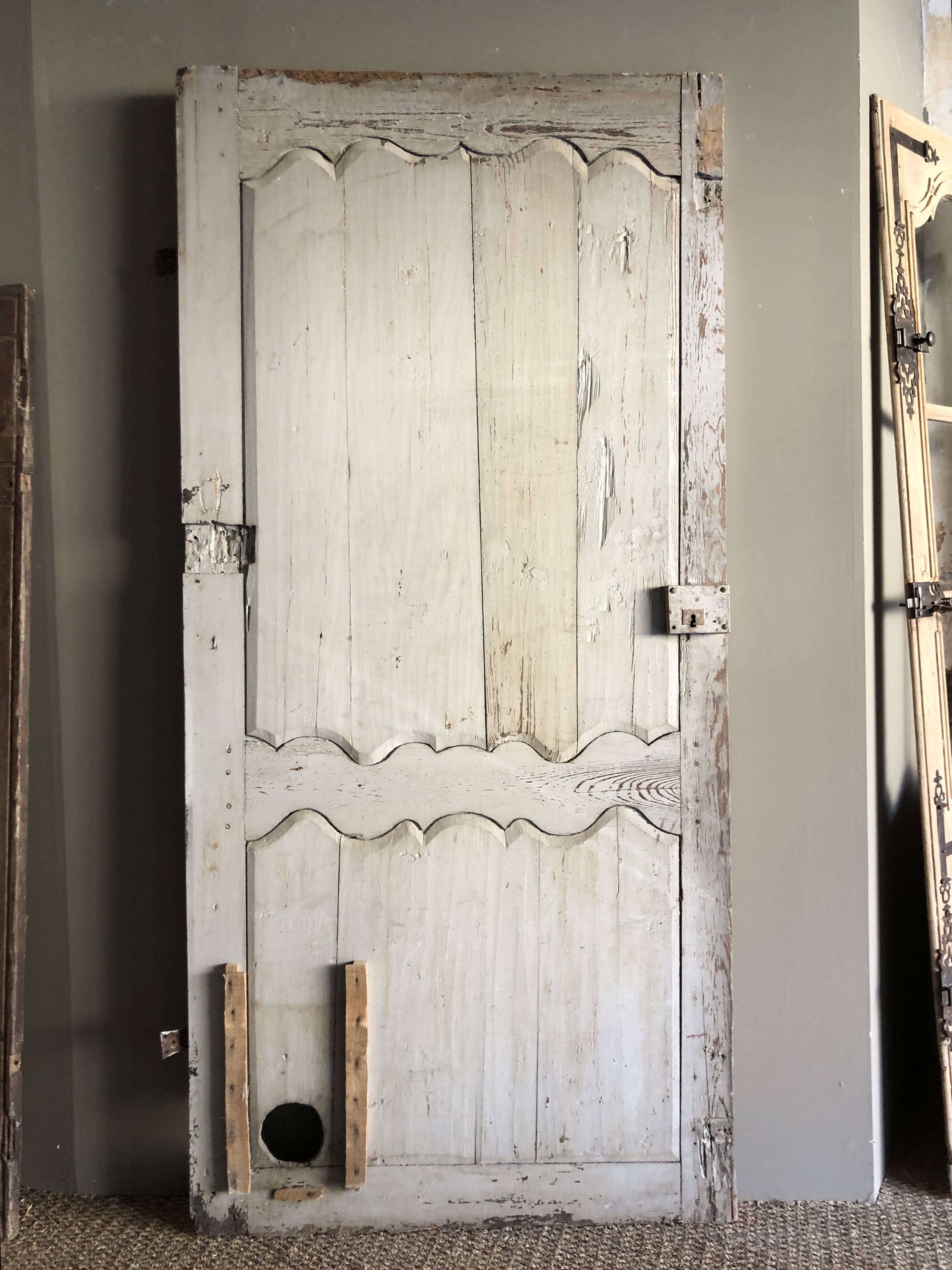 18th century door with fretted crosspieces