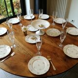 12 dessert plates in Limoges porcelain