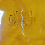 5 shellfish plates in earthenware Segovia slip