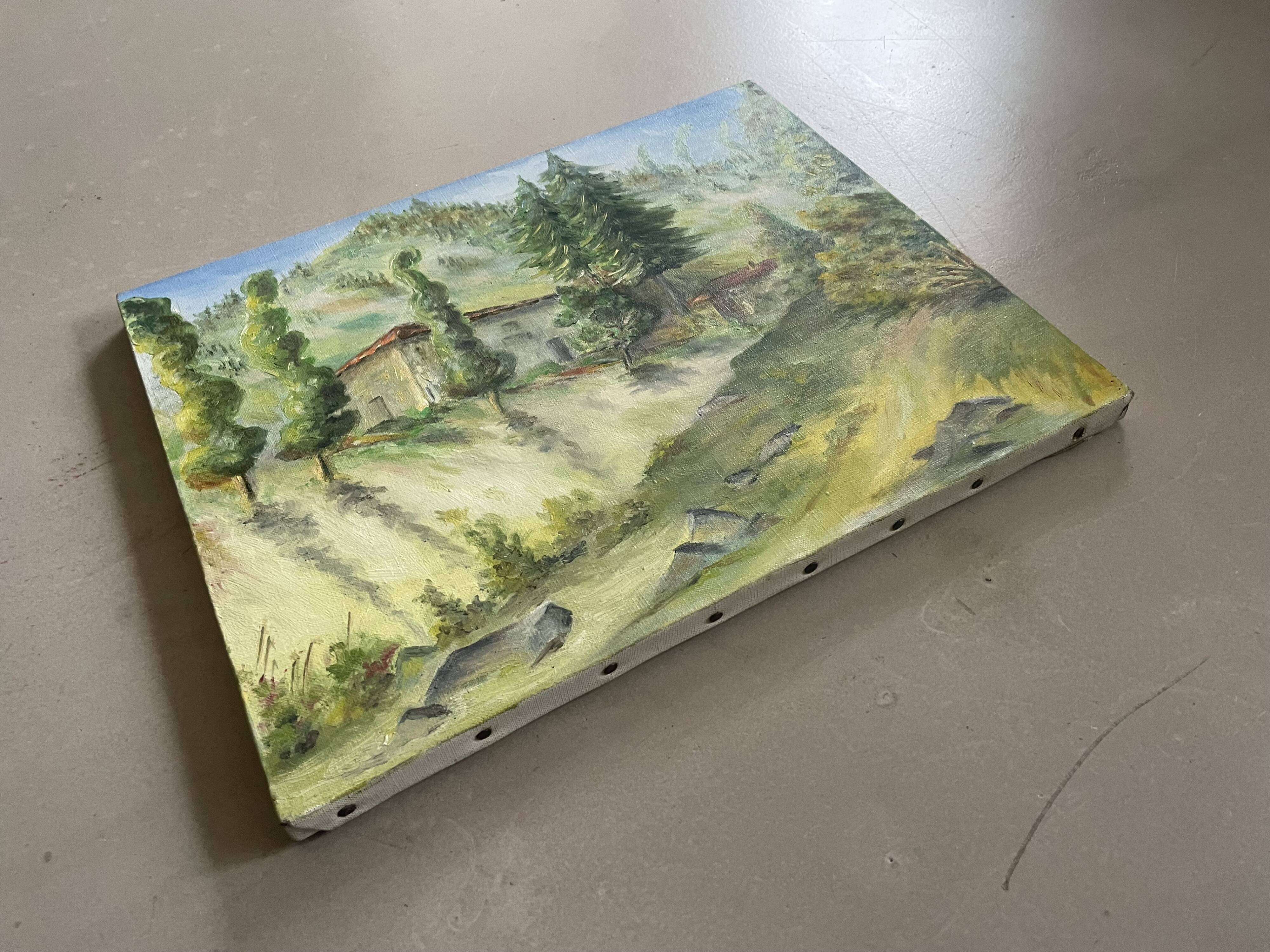 Mountain landscape painting