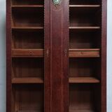 Louis XVI library in cedar burl