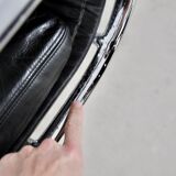 Black leather chair by Charles & Ray Eames for Herman Miller, 1970