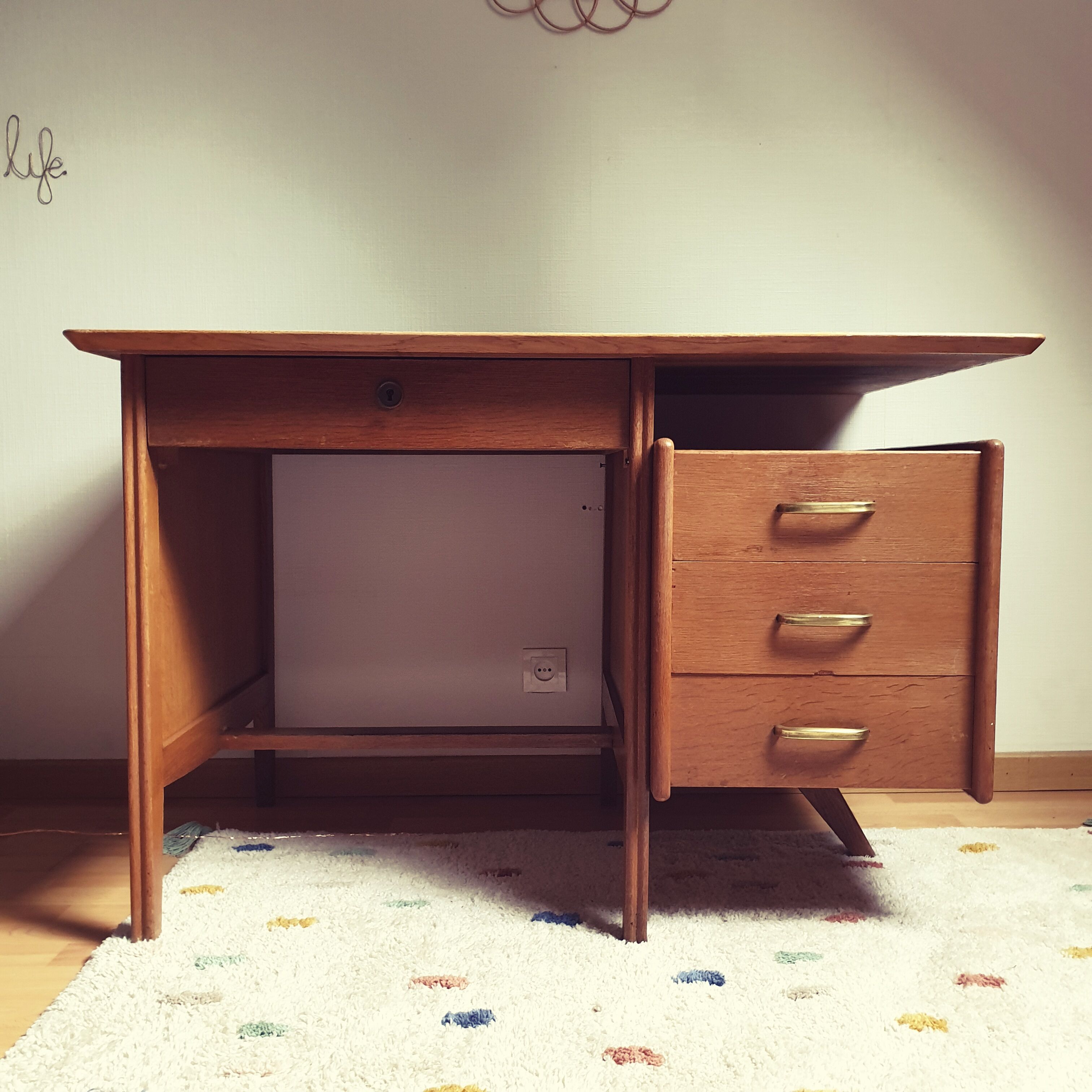 Vintage Scandinavian style office