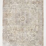 5x9 Rug For Bedroom Brown & Beige Pastel Persian Rug, 170x274Cm SK 5461