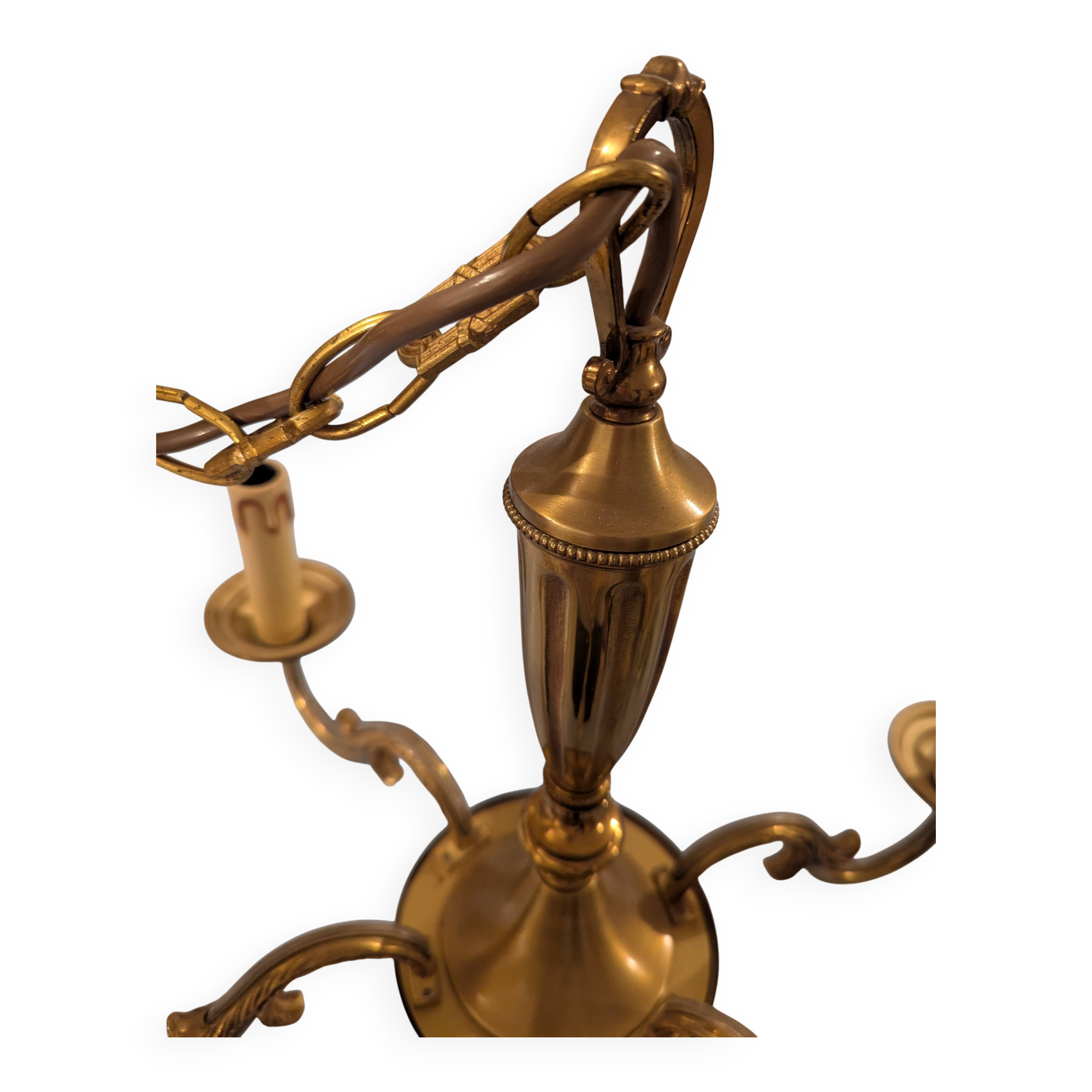 Brass lustre Lucien Gau