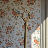 Bronze tripod floor lamp