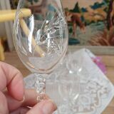 Crystal D'Arques footed glasses