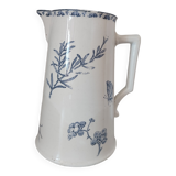 Pot à lait ancien Digoin Sarreguemine modèle Carmen terre de fer