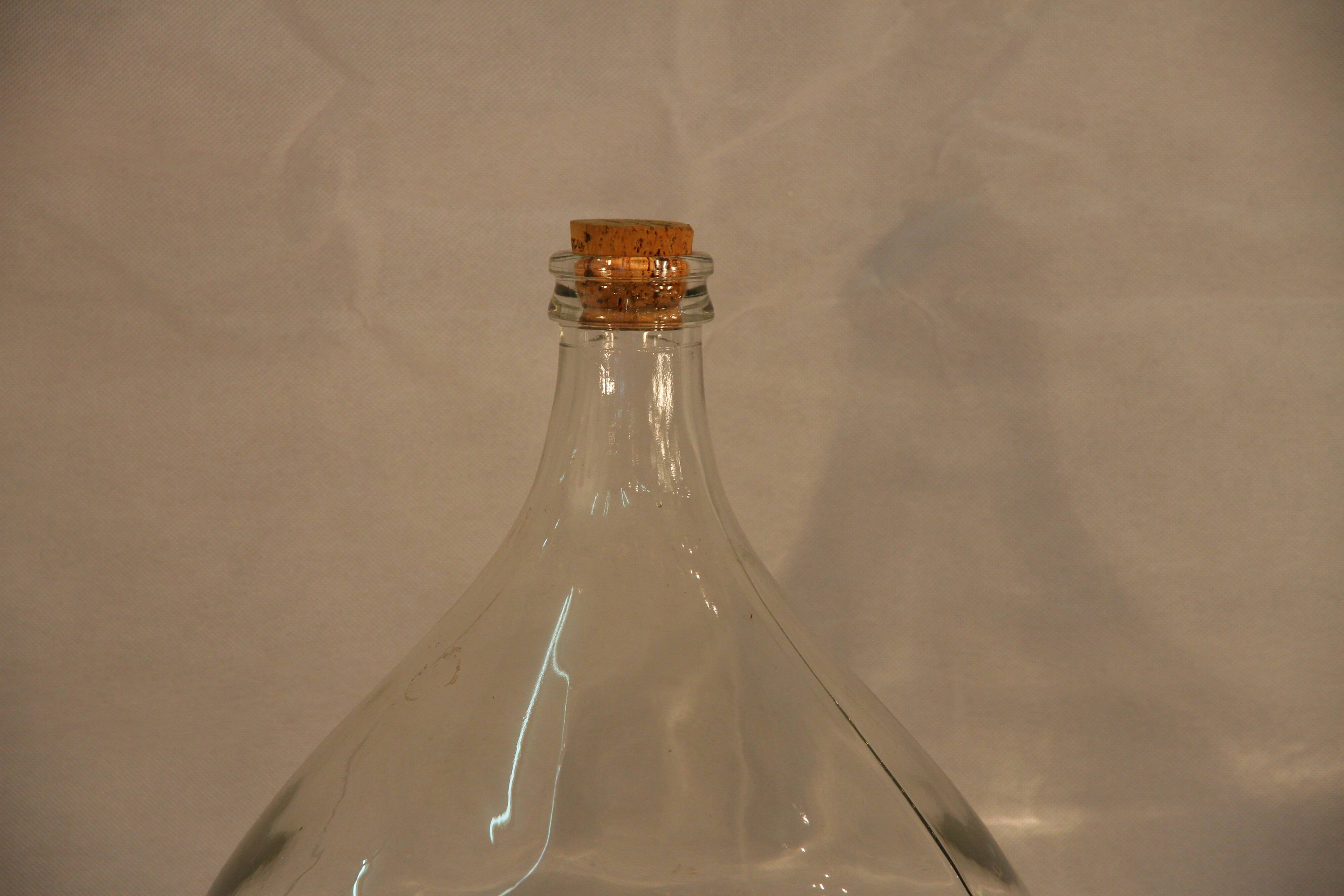 Demijohn translucent glass, 30l