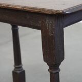 Large Antique English Side Table/Stool