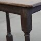 Large Antique English Side Table/Stool