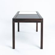 Bernard Vuarnesson desk or dining table with reversible and extendible tops, 80s