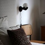 Vintage ceramic hands wall light