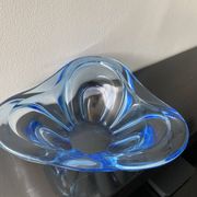 Blue Murano fruit bowl