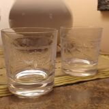 Engraved Crystal Whiskey Glasses