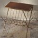 50's Tablet gold magazine holder