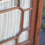 Napoleon III library cabinet or partition cabinet, furniture with beveled display window