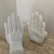 Pair of vintage ceramic hand bookends 70s-80s