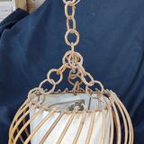 Vintage rattan pendant lamp