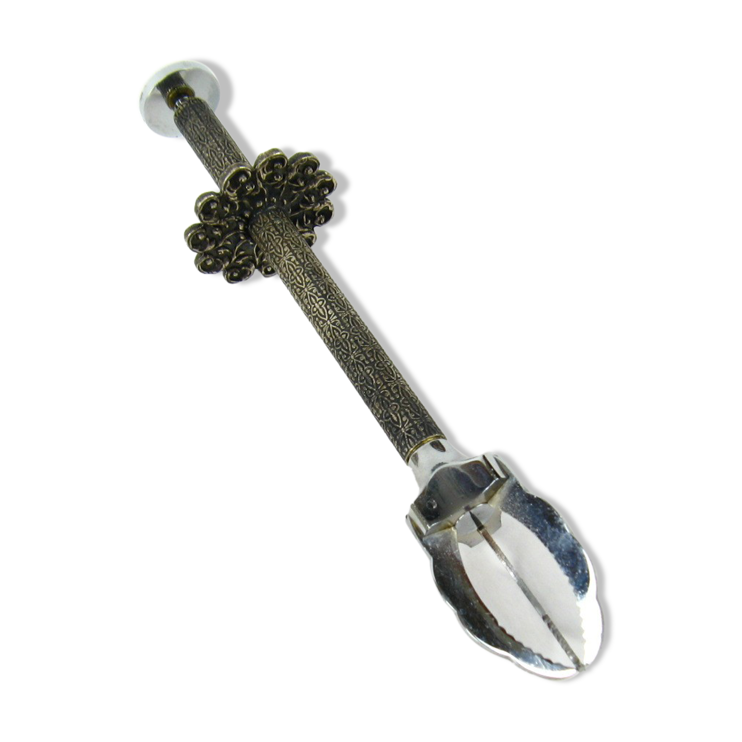 Sugar tongs in its case