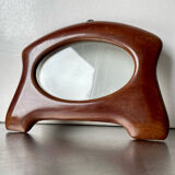 Art nouveau mahogany wooden frame measurements 18.5 cm x 15 cm  opening 12 cm x 7.5 cm
