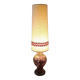 1970 ceramic floor lamp with backlit base and original shade