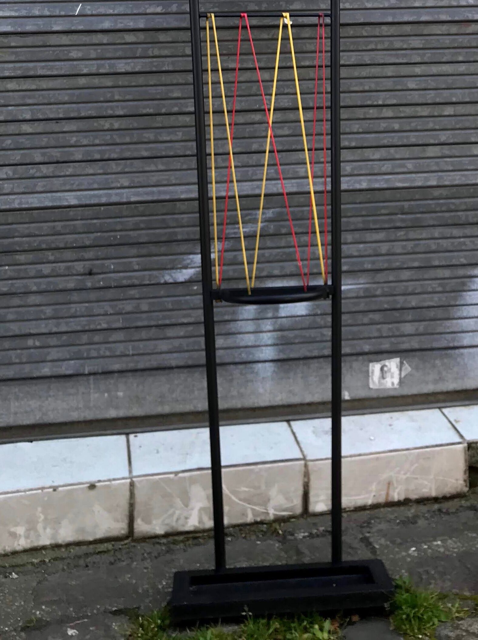Vintage wall coat holder