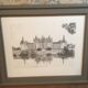 Château de Chambord encadrée  L.Robin 1936