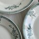 3 assiettes terre de fer St Amand.