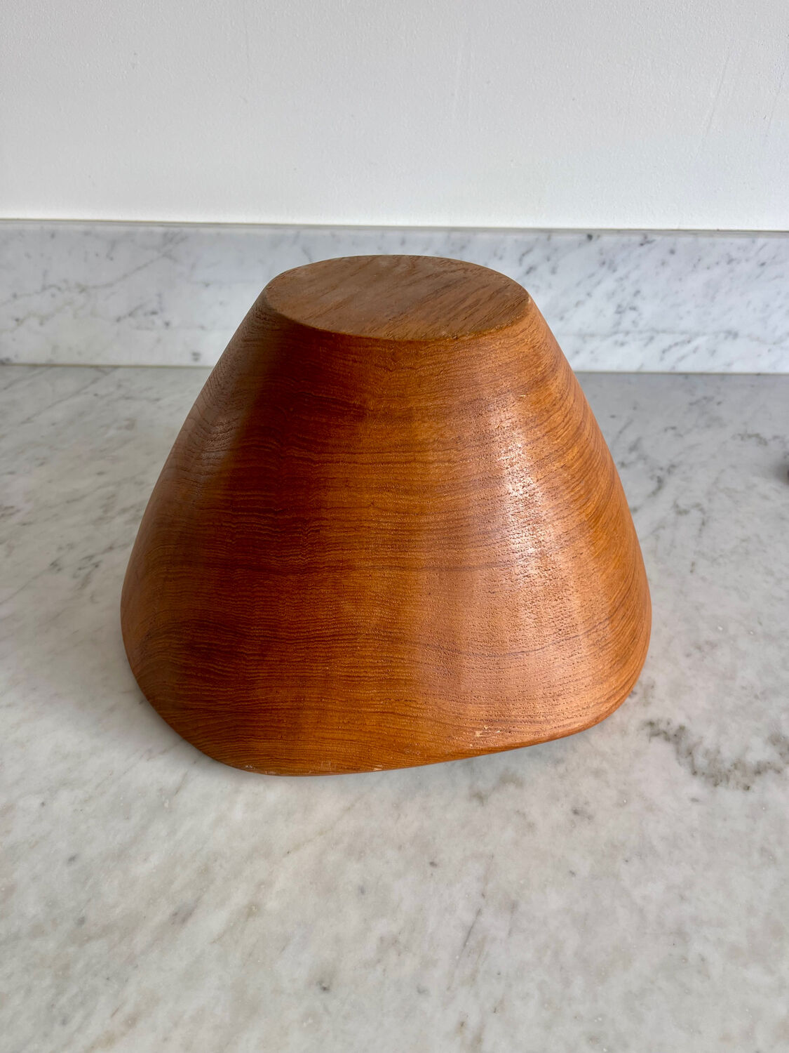 Vintage teak salad bowl