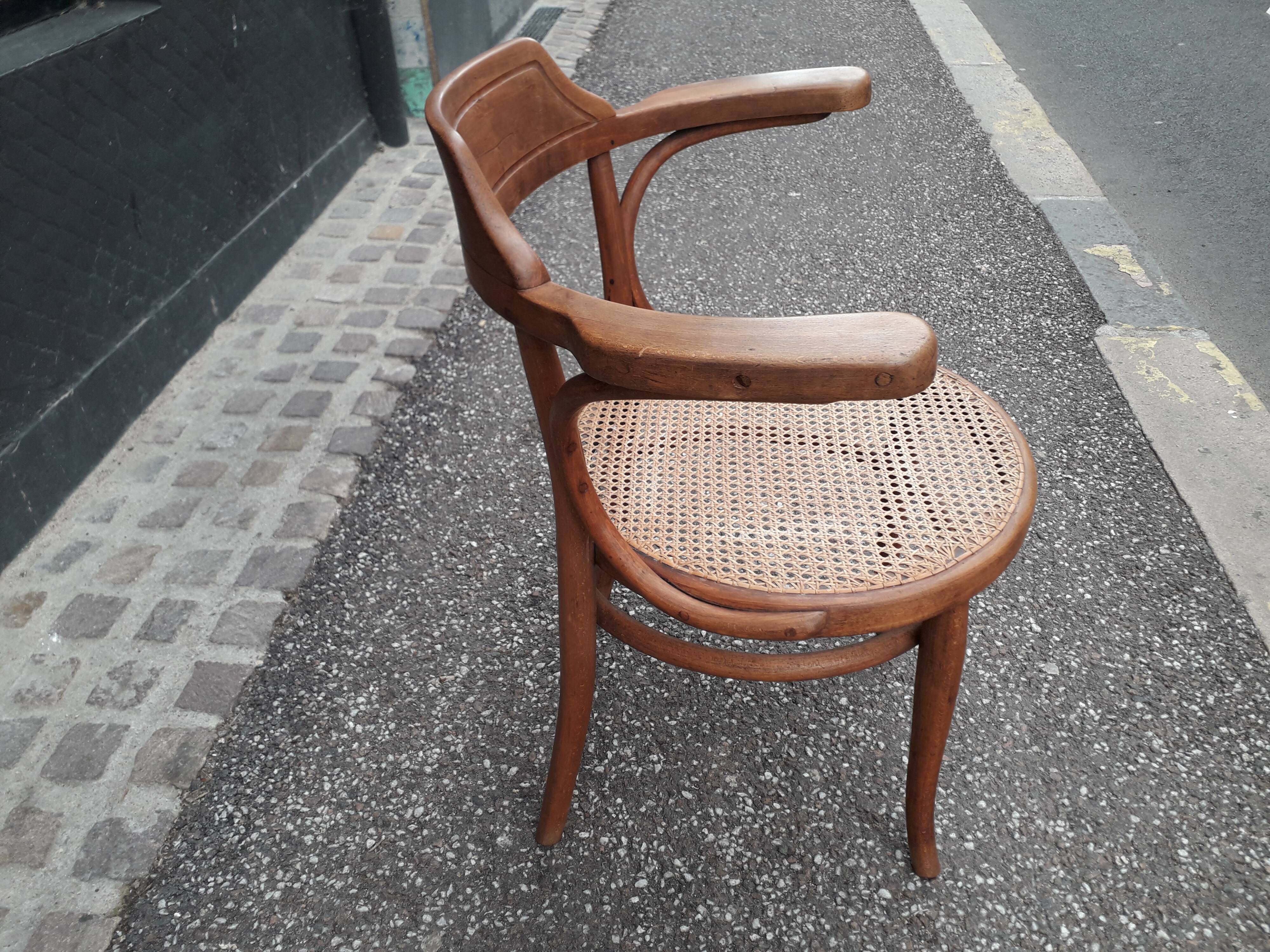 Canned Thonet armchair