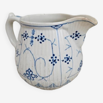 Old earthenware milk jug - Sarreguemines