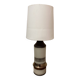Stamped ceramic lamp scandinavian design 1960.