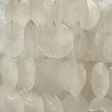 Vintage hanging lamp pearly pastilles