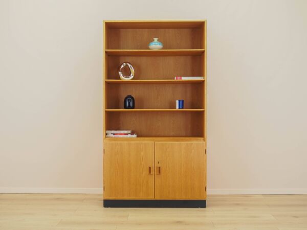 Bibliothèque en bois de frêne, design danois, années 1960, designer : Børge Mogensen