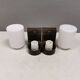 A set of vintage Wall Lamps in ABS Plastic and White Glass, Finland 1980s