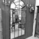 Large industrial mirror 195 cm high