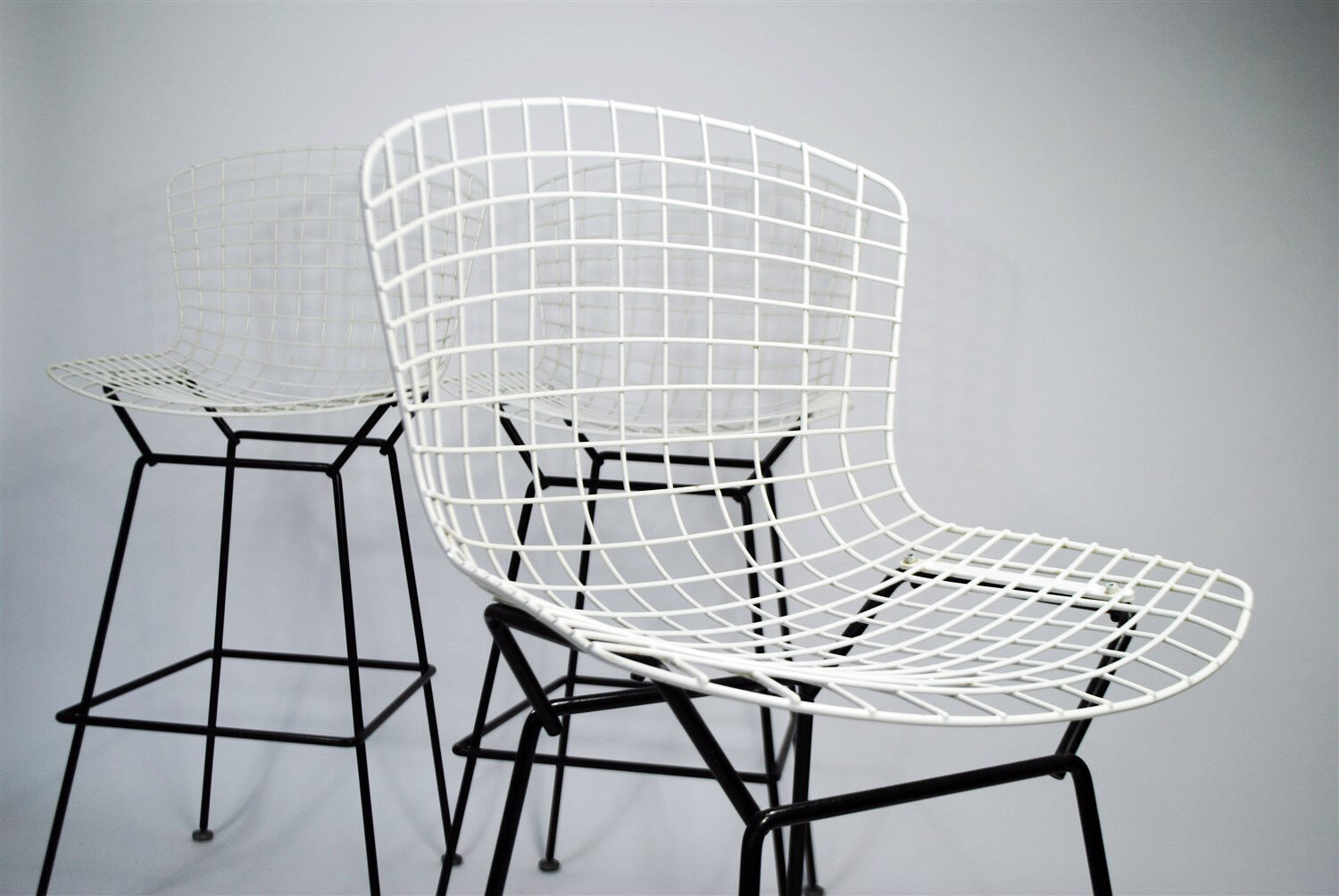 Bertoia bar stools