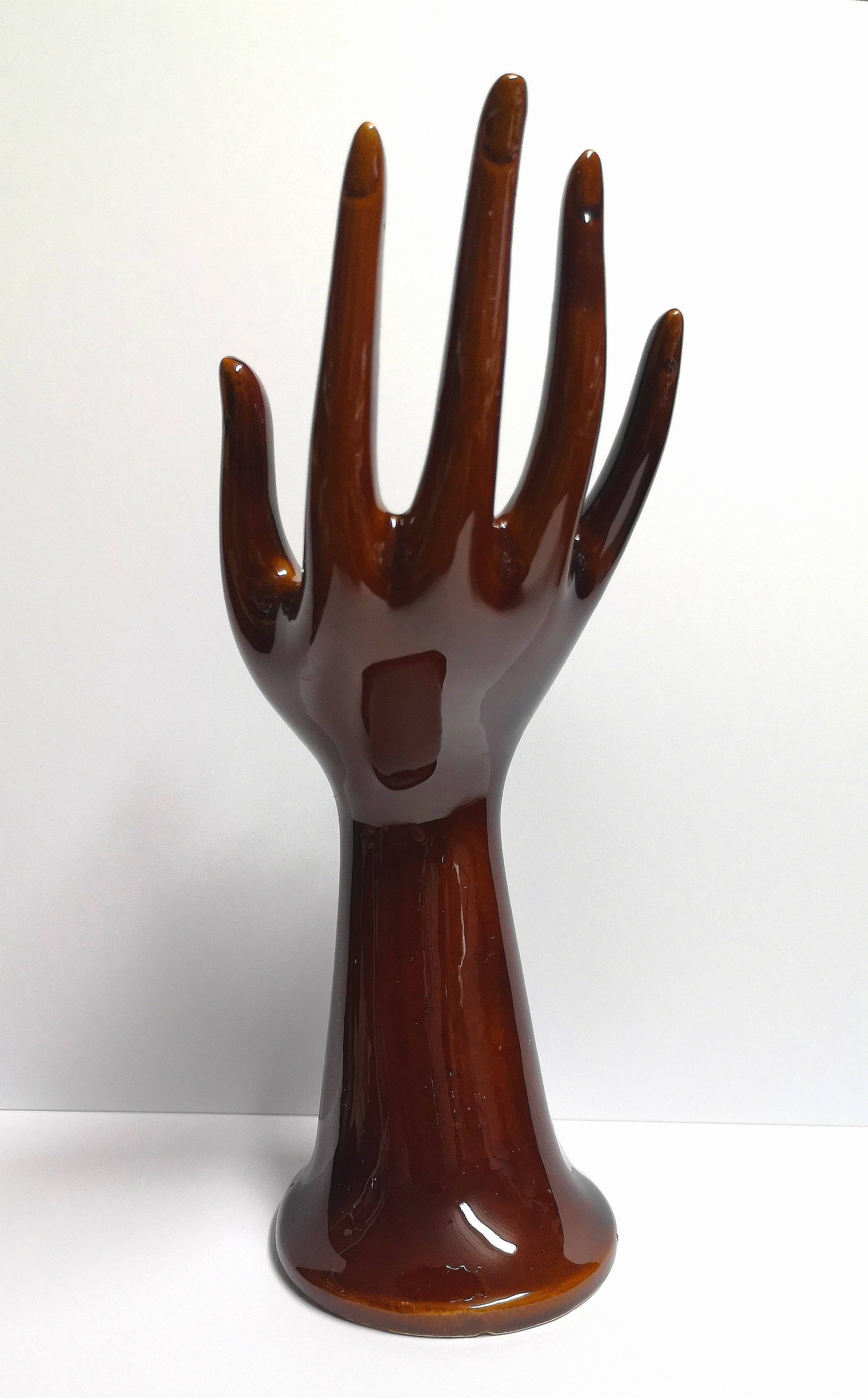 Handmade ceramic soliflore ring sizer jewelry holder