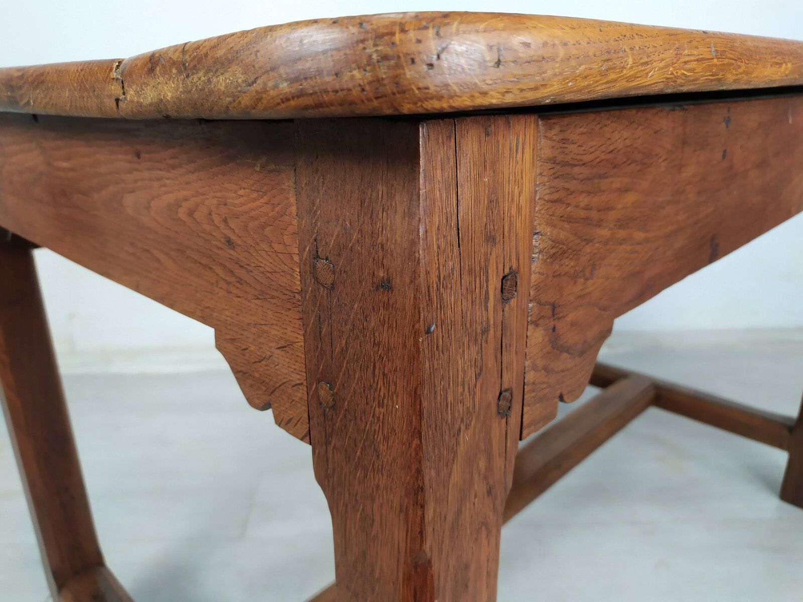 Oak work table desk