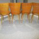 Suite de 4 chaises bistrot Baumann