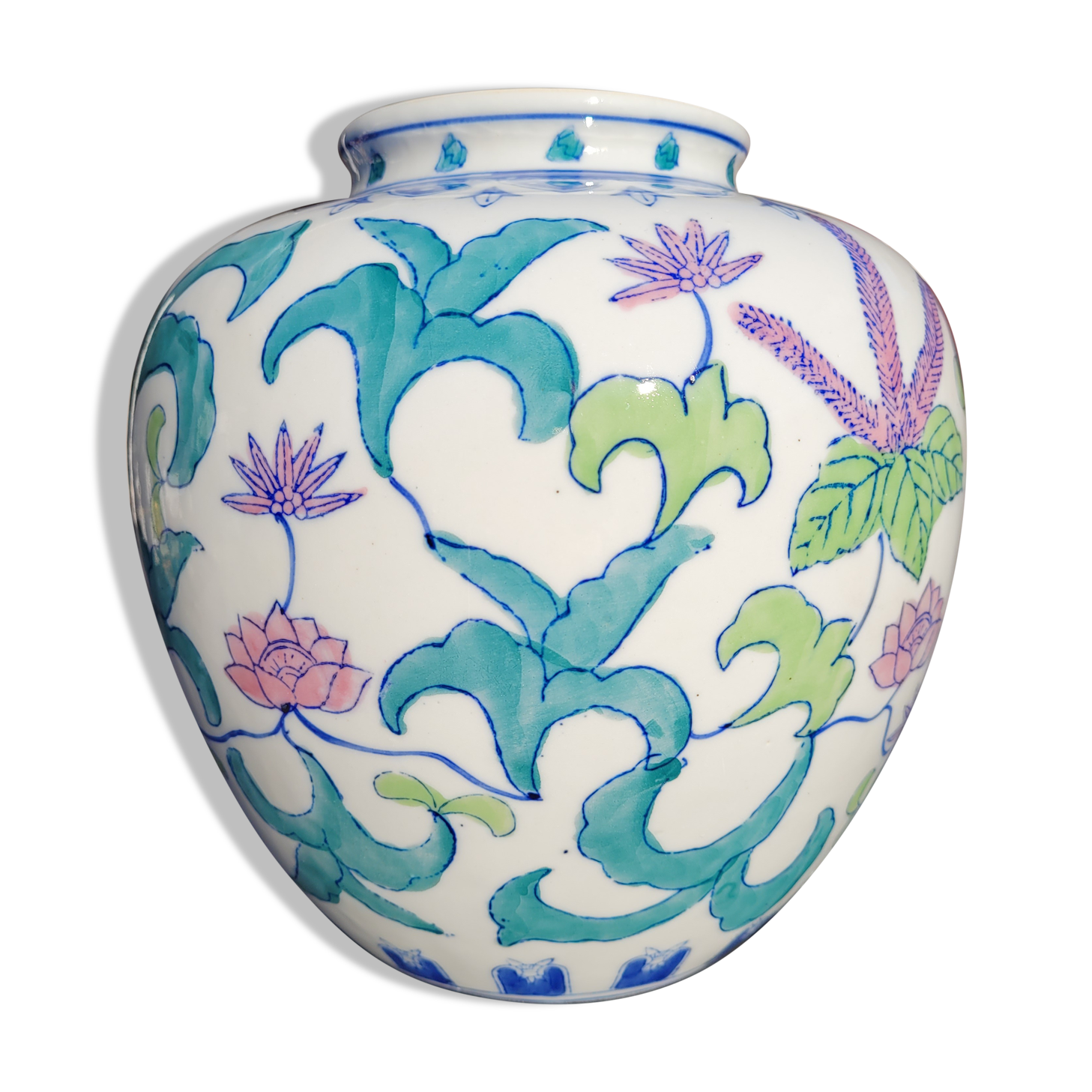 Hand-painted vase