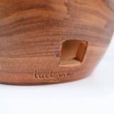 Suspension ou abat‑jour en céramique artisanale signée Ludovic