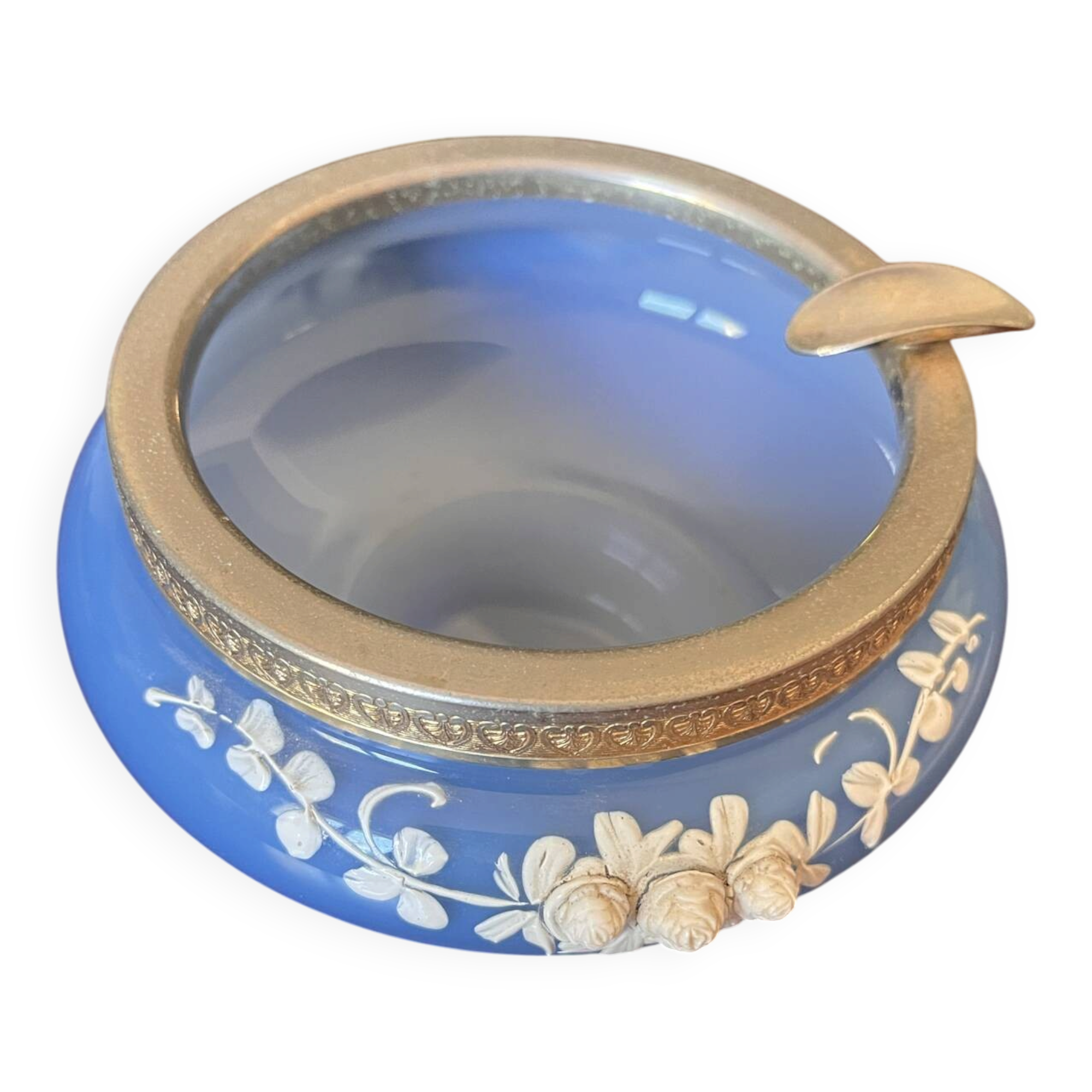 Opaline ashtray