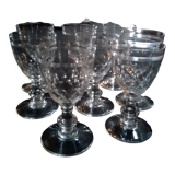 7 Baccarat liqueur glasses