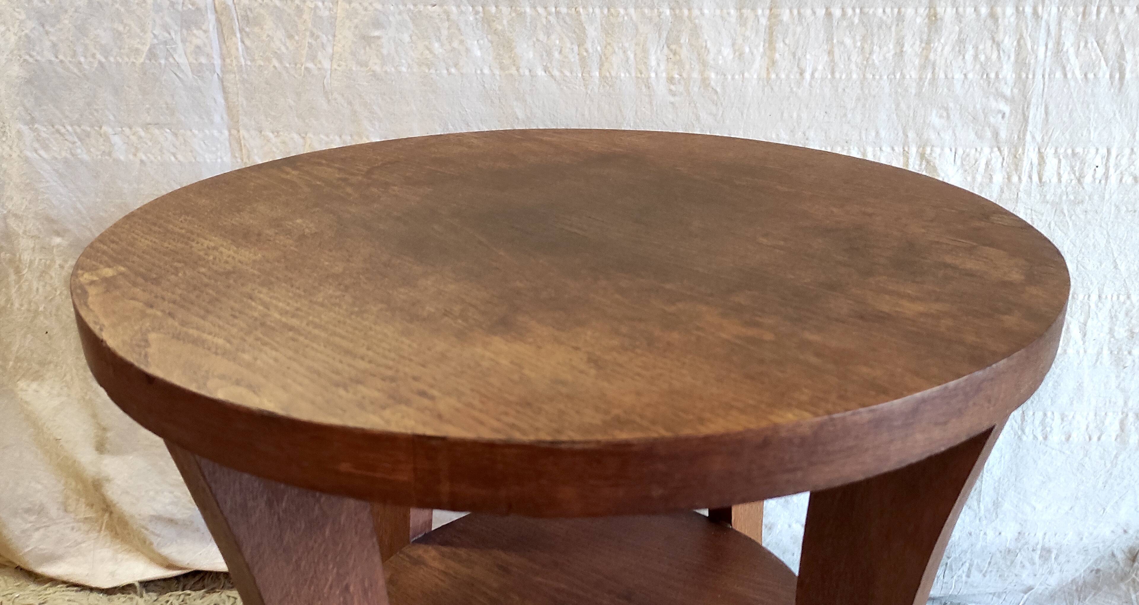 Art Deco oak coffee table - 1930s/40s