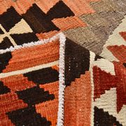 Tapis Kilim Vintage – Motifs Géométriques Tribaux, Tissé Main, 172x346 Cm